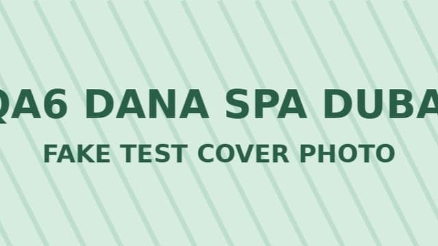 QA6 Dana Spa Dubai in Dubai